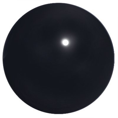 Chacott 08 Negra Pelota de Gimnasio Júnior (15 cm) 5358-65004