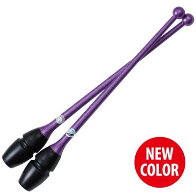 Chacott 177 Purple Hi-grip Rubber Clubs (410 mm) (Linkable ends) 301505-0005-58