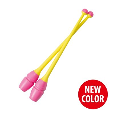 Chacott 262 Pink x Yellow Junior Rubber Clubs (365 mm) (Linkable ends) 301505-0004-98