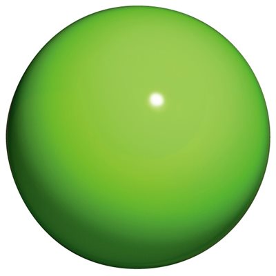 Chacott 032 Lime Green practice gym ball (170 mm) 301503-0007-98