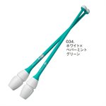 Chacott 034 White x Peppermint Green Rubber Clubs (455 mm) (Linkable ends) 301505-0003-98