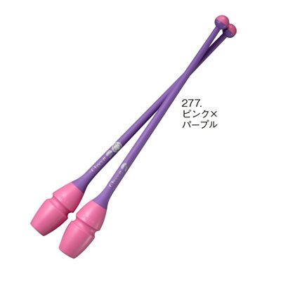 Chacott 277 Pink x Purple Rubber Clubs (455 mm) (Linkable ends) 301505-0003-98
