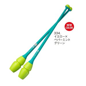 Chacott 334 Yellow x Peppermint Green Rubber Clubs (455 mm) (Linkable ends) 301505-0003-98