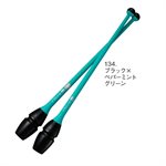 Chacott 134 Black x Peppermint Green Rubber Clubs (410 mm) (Linkable ends) 301505-0003-98
