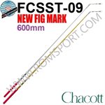 Chacott Bâton Métallique avec Poignée Rouge (Point flexible) (600 mm) 301501-0009-98