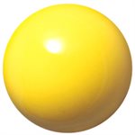 Sasaki Jaune Citron (LEY) Ballon Plastique Junior (13-15 cm) M-21C
