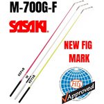 Sasaki Bâton de Fibre de Verre avec Poignée (60 cm) M-700G-F