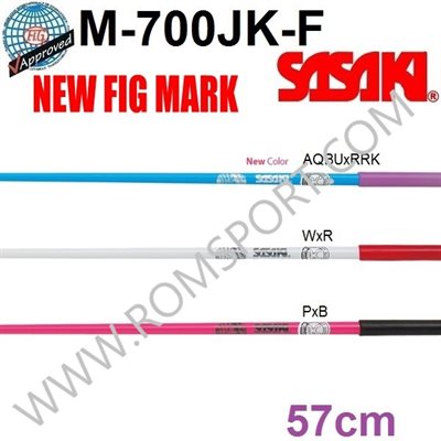 Sasaki Rose x Noir (PxB) Bâton de Fibre de Verre (Court) (57 cm) M-700JK-F