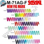 Sasaki 011 Cinta de Gradación de Arte (6 m) M-71AG-F