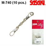 Sasaki Swivel (with Split Ring / 10 pcs.) M-740