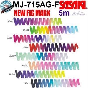 Sasaki Cinta de Gradación de Arte (5 m) MJ-715AG-F