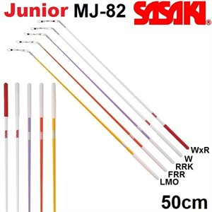 Sasaki Júnior Varilla de Fibra de Vidrio con Agarre de Caucho (50 cm) MJ-82