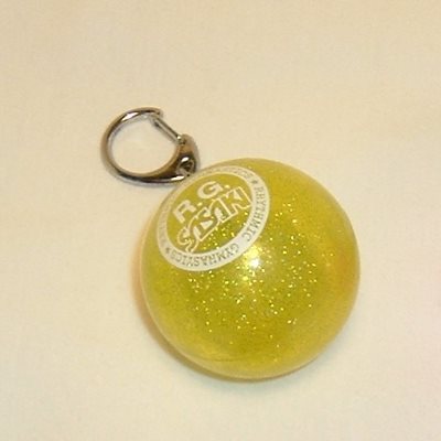 Sasaki Yellow (Y) Mini Ball Key Chain MS-9