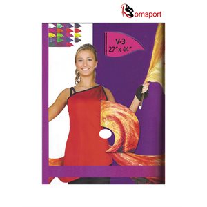 Teardrop shaped Poly Silk Flags - Romsports NRF-TDS2744