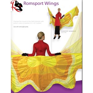 Romsports Wings Poly Silk Flags NRF-W2510