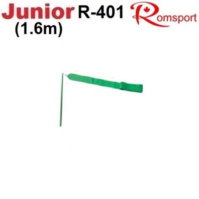 Romsports Verde Cinta (1.6m x 4cm) y Varilla (30 cm) Conjunto R-401