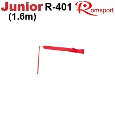Romsports Rojo Cinta (1.6m x 4cm) y Varilla (30 cm) Conjunto R-401