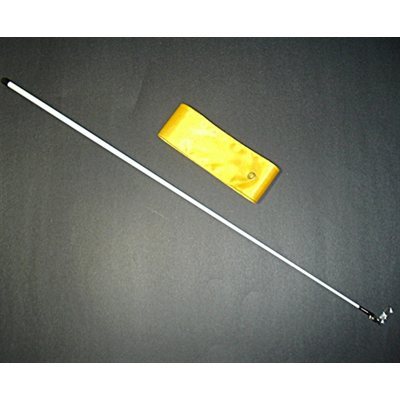 Romsports Yellow Ribbon (6 m) & Stick (56 cm) Set R-42