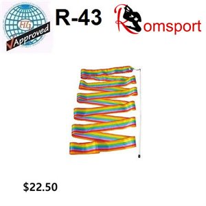 Romsports Rainbow Ribbon (6 m) & Stick (56 cm) Set R-43