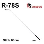 Romsports White Stick with Black Grip (60 cm) R-78S