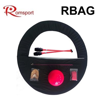 Romsports Pequeña (70, 75cm) Negro Gimnasia Bolsa RBAG-BK