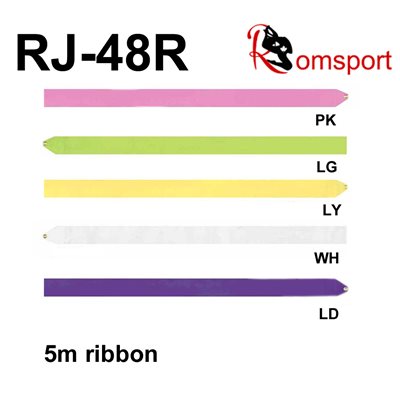 Romsports Single Color Junior Satin Ribbon (5cm x 5m) RJ-48R
