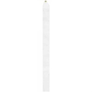 Romsports White Junior Satin Ribbon (5cm x 5m) RJ-48R