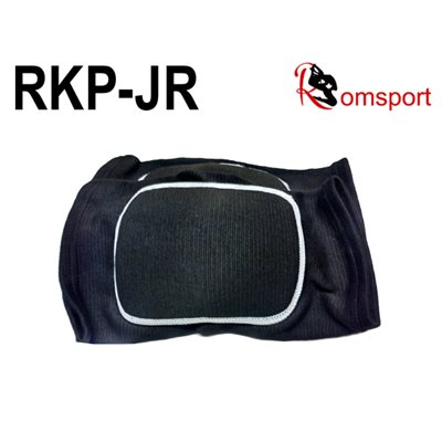 Romsports Rodillera Negro Júnior RKP