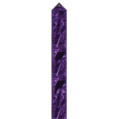 Romsports Purple Metallic Farbic Ribbon (3.65 m x 9 cm) RR-130 ( 3 weeks delivery)