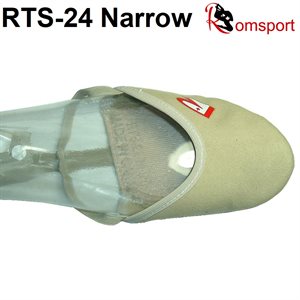 Romsports Extra-Grande Estrecho XL(N) Beige Zapatillas de Media Punta de Microfibra RTS-24