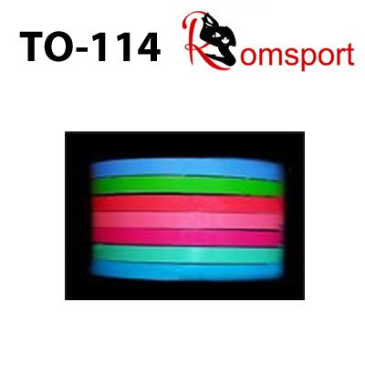 Romsports 95 Salmon Pink Vinyl Opaque Metallic Adhesive Tape (75' x 1 / 4") TO-1 / 4